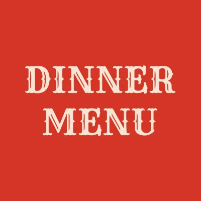 Dinner Menu