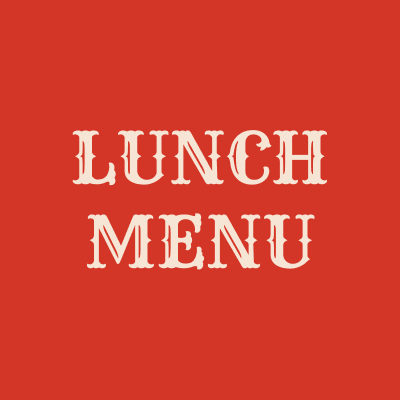 Lunch Menu