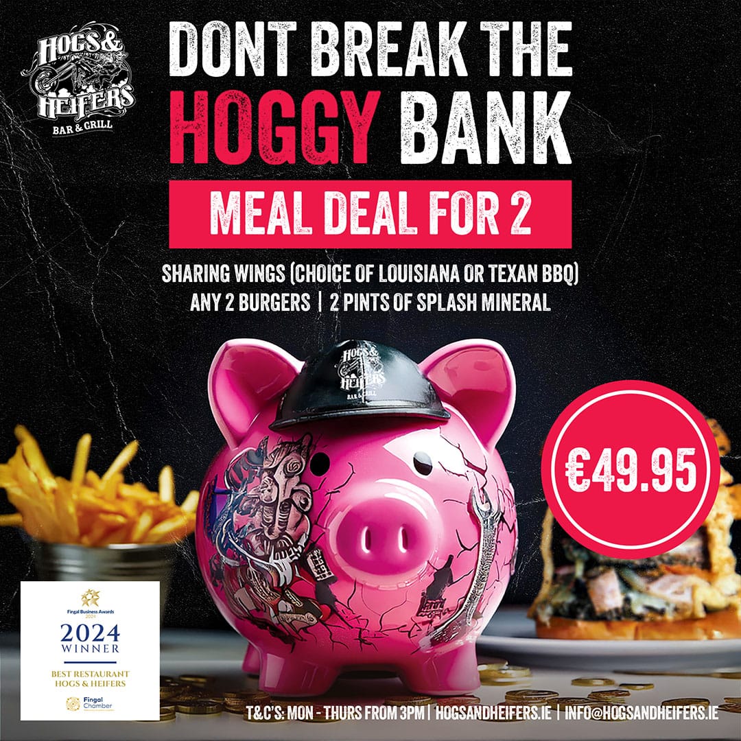 Don't Break the Bank Hogs and Heifers Meal Deal for Two